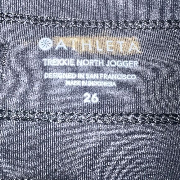 Athleta Trekkie North Jogger Pants Black Plus Size 26 NWOT - Picture 7 of 9